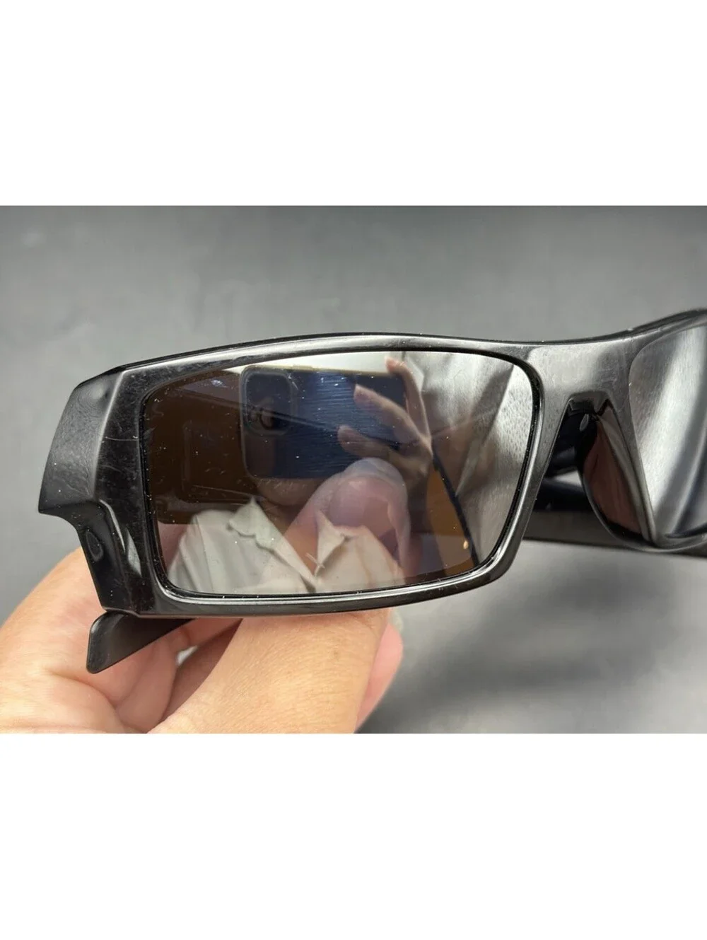 Oakley Gascan S Polished Black w/Black Iridium Lenses